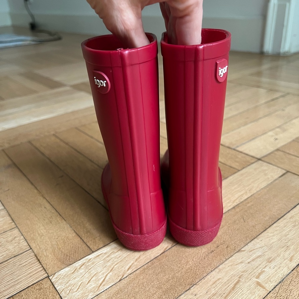 Igor Kids Red Rain & Snow Boots - Picture 4 of 8